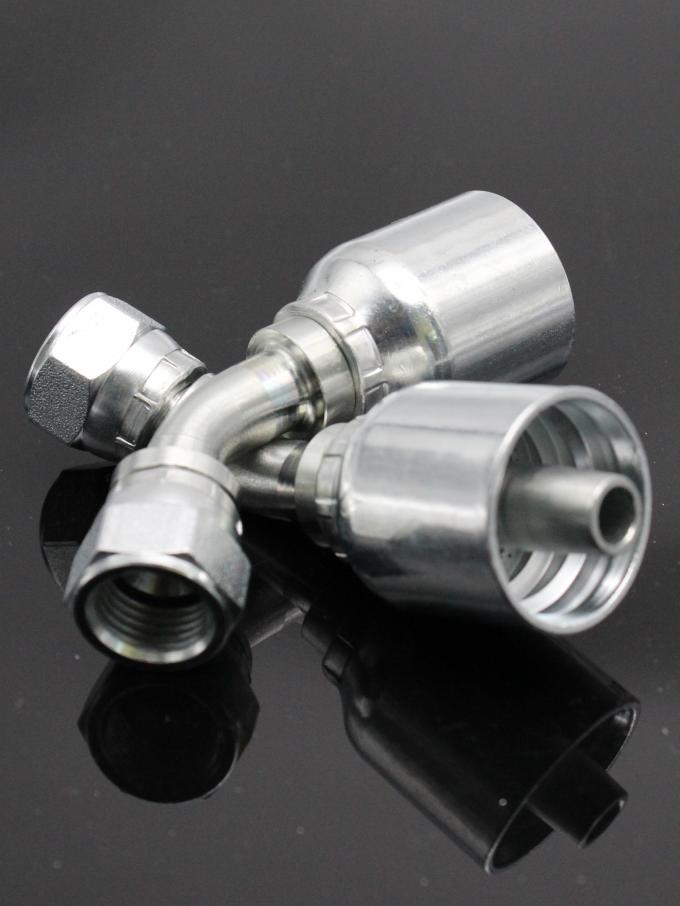Carbon Steel Jic Hydraulic Fittings Female Jic Fitting 60° Cone Swivel Nut