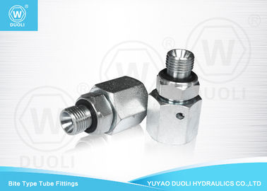 BSP Thread Hydraulic Pipe Fittings With Ed Seal Cushion And Metric Female 24 Degree Cone