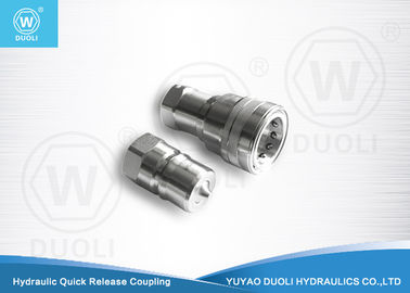 Hydraulic Quick Release Coupling Zinc Plated Carbon Steel ISO 7241-1B