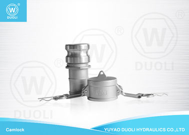 Quick Release Hydraulic Coupling Camlock , Aluminum Cam Groove Couplings