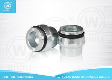 Bite Type Tube Fitting Cap With O RING And Tube Nut , High Pressure Hydraulic Fittings