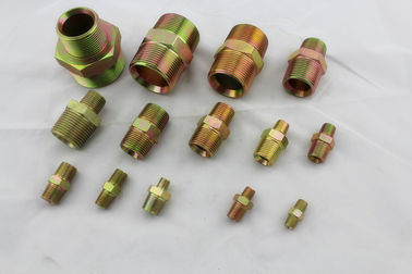 British 55 Degree Cone Union BSPT Male Hydraulic Connectors Fittings Zinc Plating
