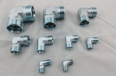 Metric Thread Bite Type Tube Fitting Metal Pipe Connectors 90 Degree Elbow