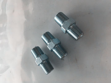 55 Degree Cone Union BSPT Pipe Fittings , Male Thread Hydraulic Hose Adapters