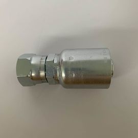 High Precision One Piece Fitting / Carbon Steel Hydraulic Hose Connector