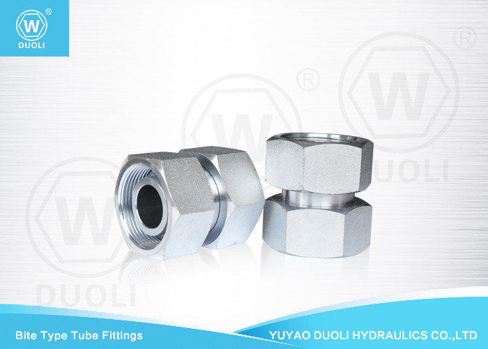 Bite Type Hydraulic Hose End Fittings With Swivel Nut for Engineering