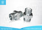 Straight DIN 24 Degree Cone Seat Bite Type Hydraulic Hose Connectors Fittings