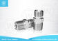 Durable BSP / BSPT Male Straight Hydraulic Tube Fittings 60 Degree Flare Fittings