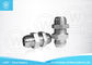 Carbon Steel JIC 37 Degree Flare Fittings Hydraulic Bulkhead Fittings Connector