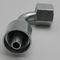 Female ORFS Swivel 45 Elbow Hydraulic Fitting Forged Stainless Steel Material 15943-8-6